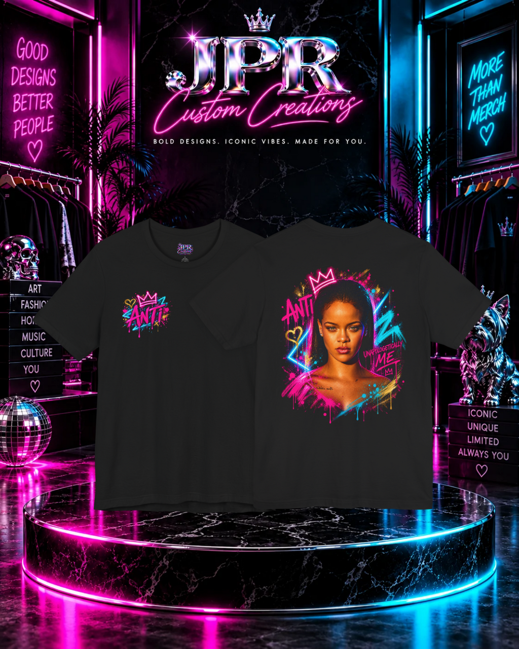 Rihanna — Neon Royalty T-Shirt
