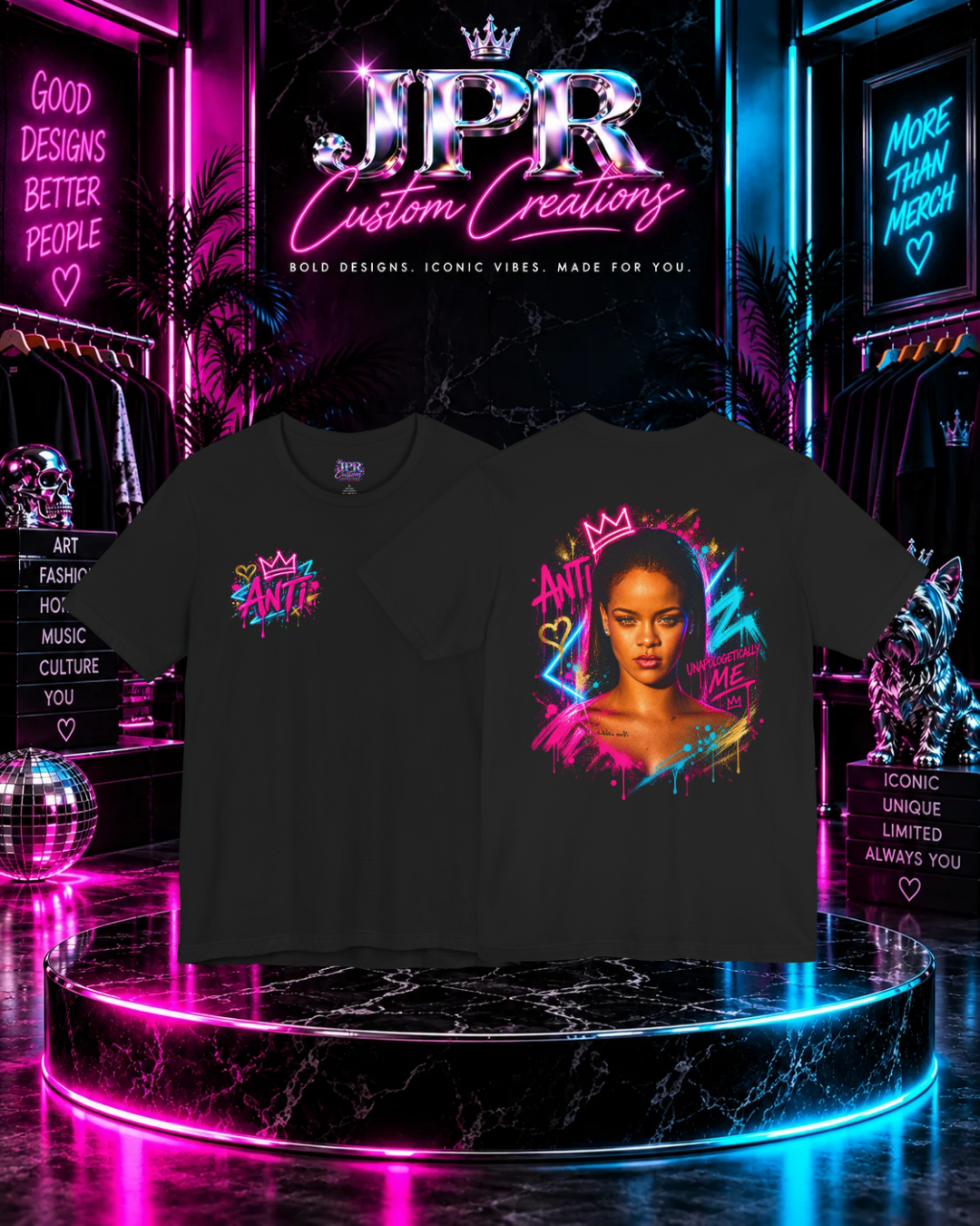 Rihanna — Neon Royalty T-Shirt