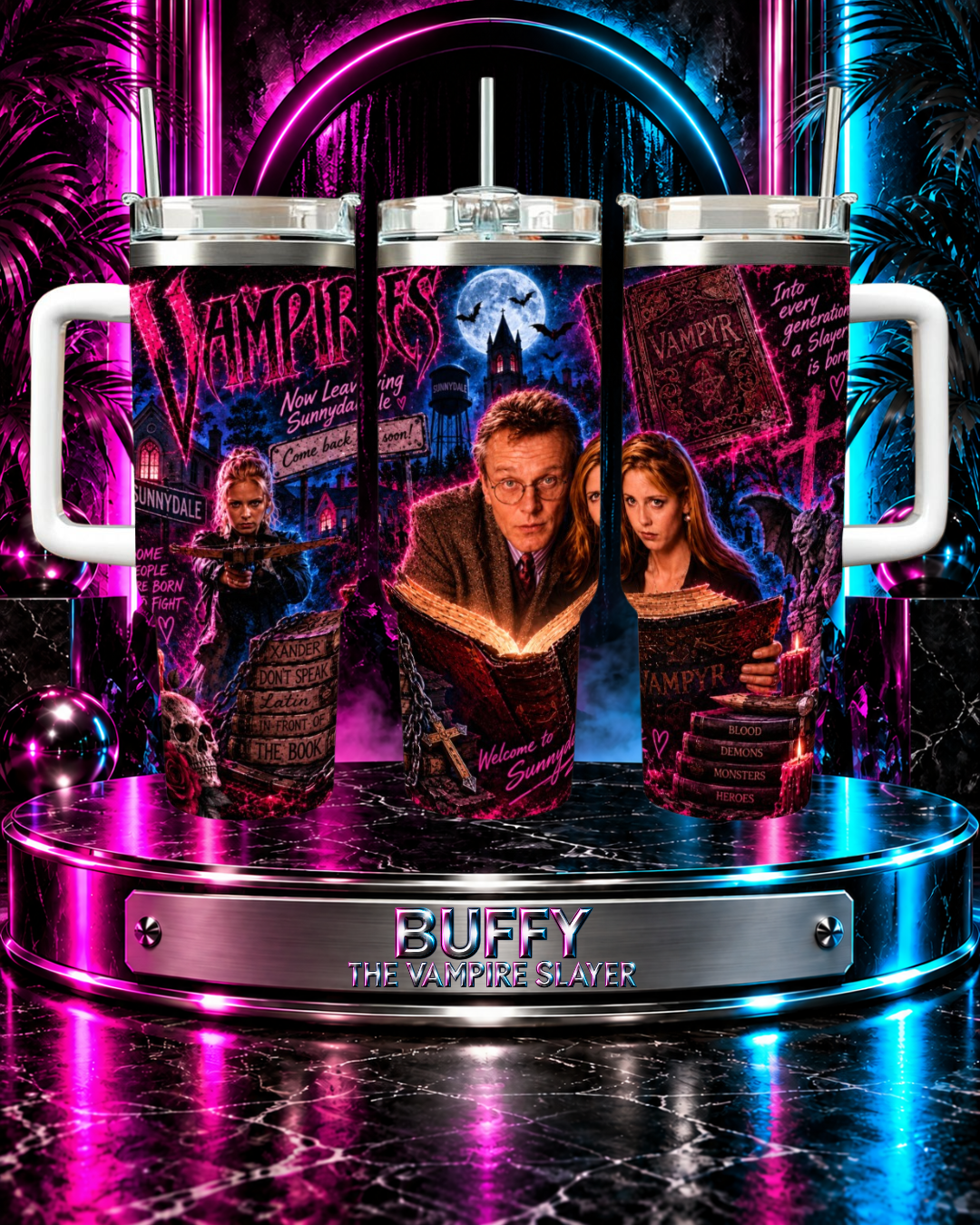 Buffy The Vampire Slayer — Welcome To The Hellmouth | 40oz Tumbler With Handle