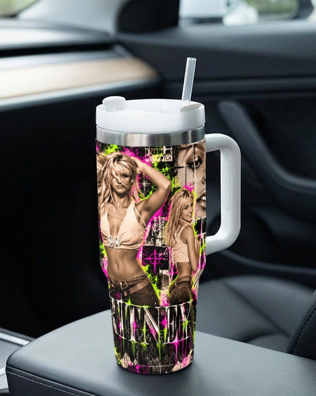 Britney 25th Anniversary – Y2K Editorial – 40oz Tumbler
