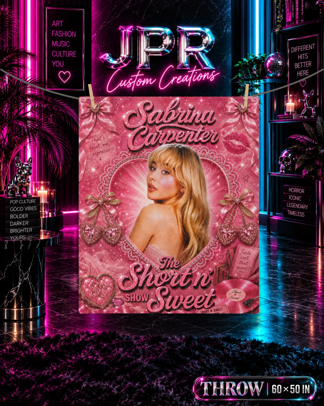 Sabrina Carpenter — Short n’ Sweet: Pink Sugar Dream | Velveteen Blanket