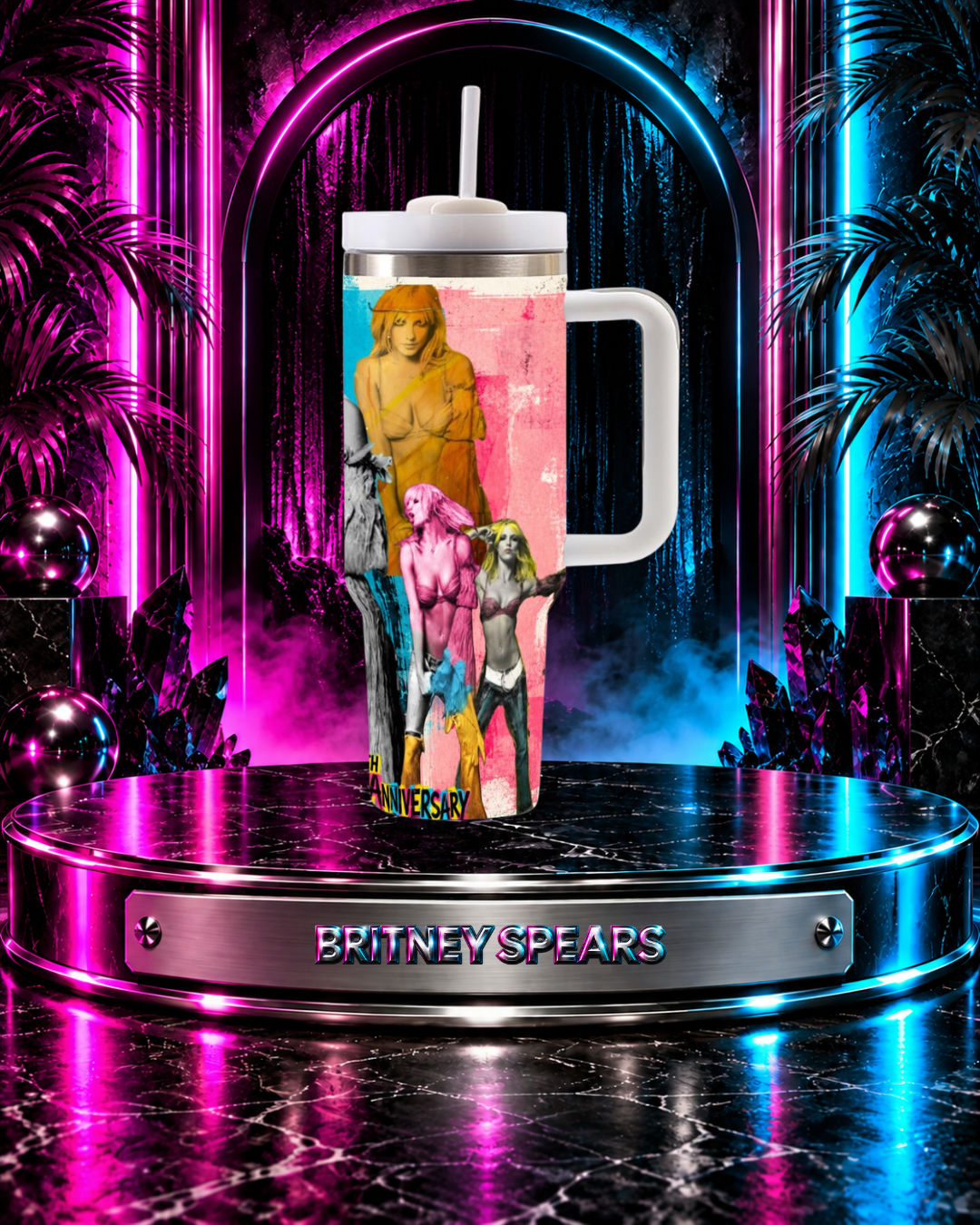 Britney 25th Anniversary – Pop Editorial – 40oz Tumbler