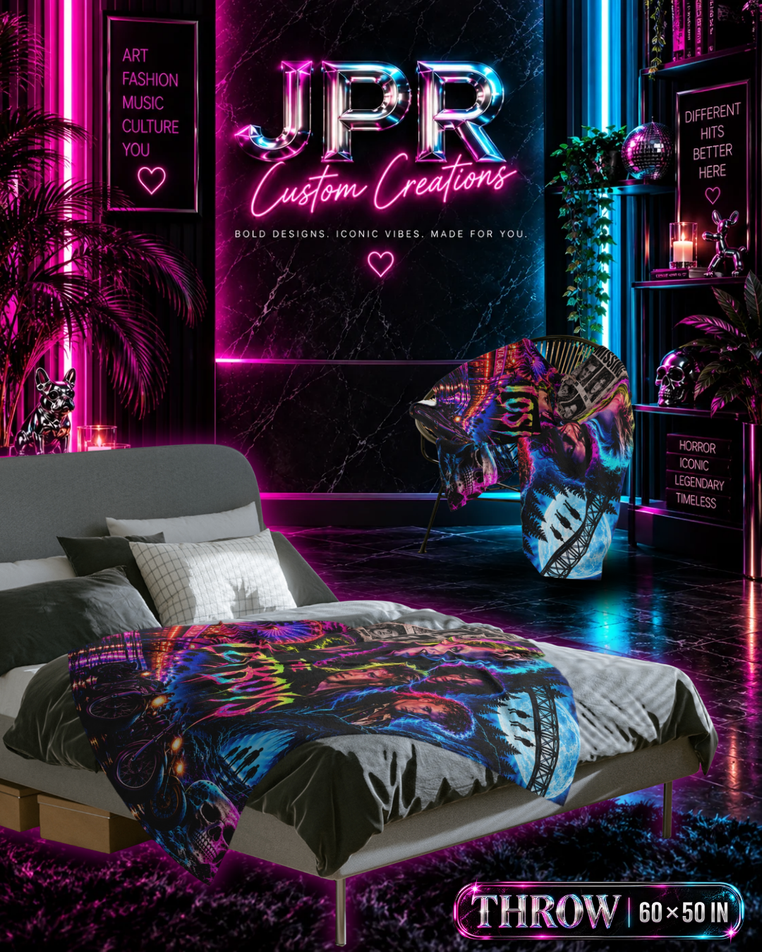 The Lost Boys — Neon Fangs & Leather | Velveteen Blanket