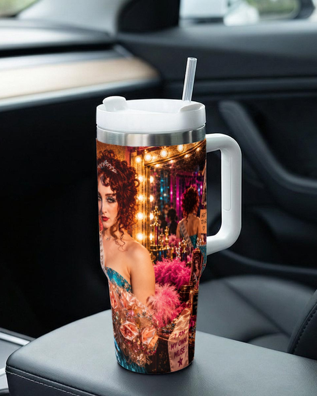 Chappell Roan — Midwest Princess | 40oz Tumbler With Handle