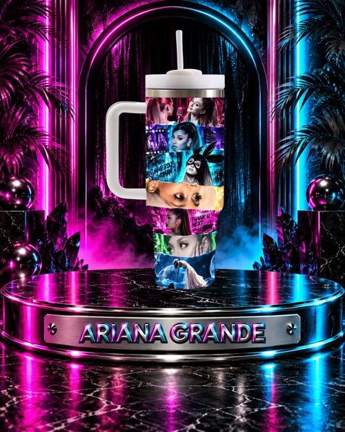 Ariana Grande — Era by Era | 40oz Tumbler With Handle