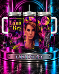 Lana Del Rey — Neon Heartbreak | 40oz Tumbler With Handle