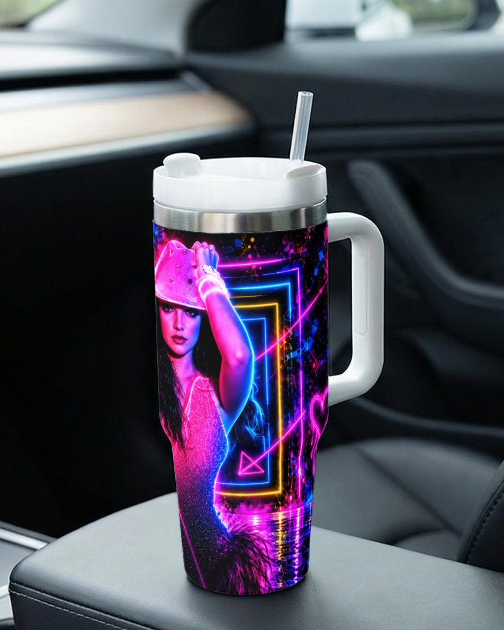 Britney Spears — Blackout After Dark | 40oz Tumbler with Handle