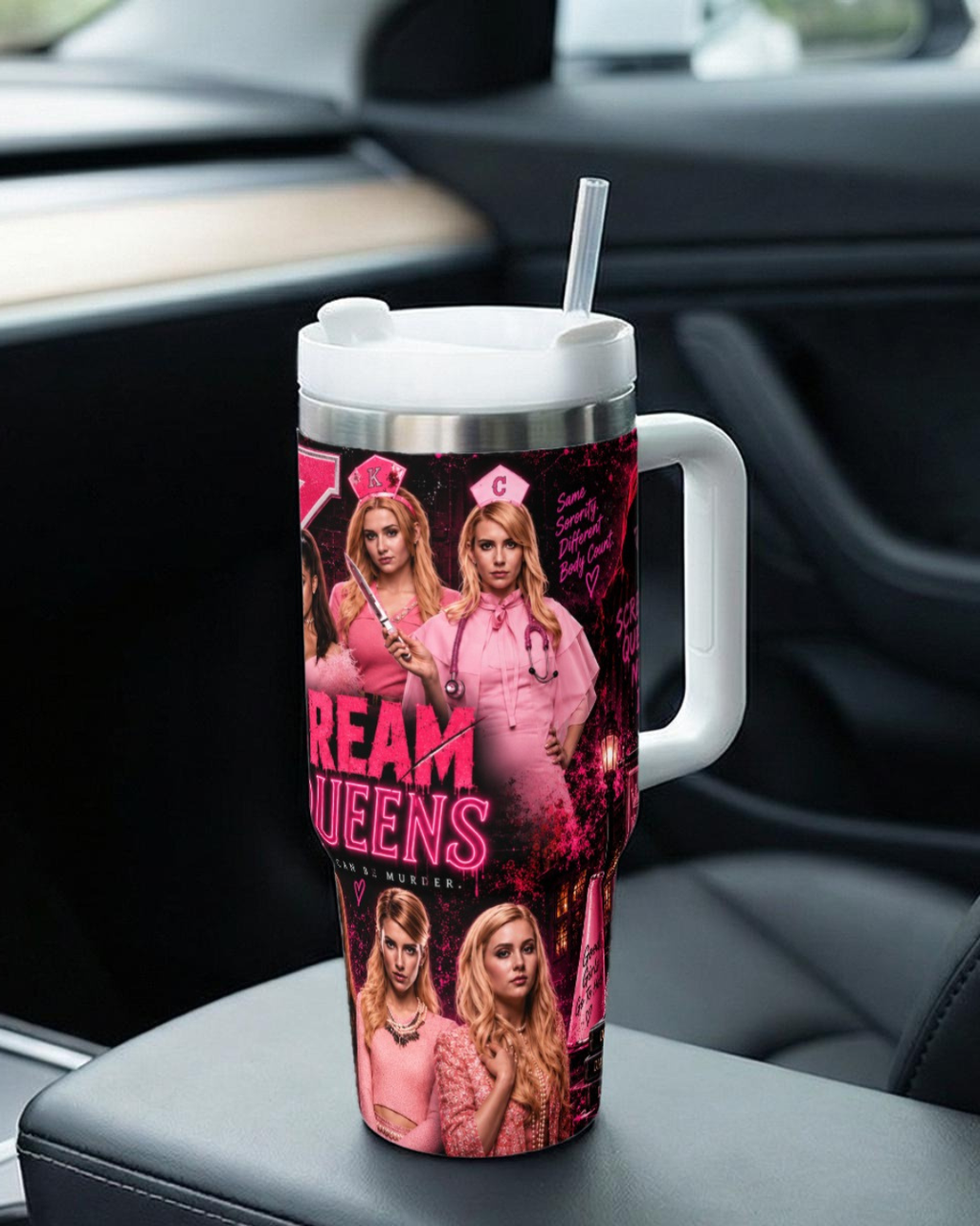Scream Queens — Kappa Kappa Tau | 40oz Tumbler With Handle