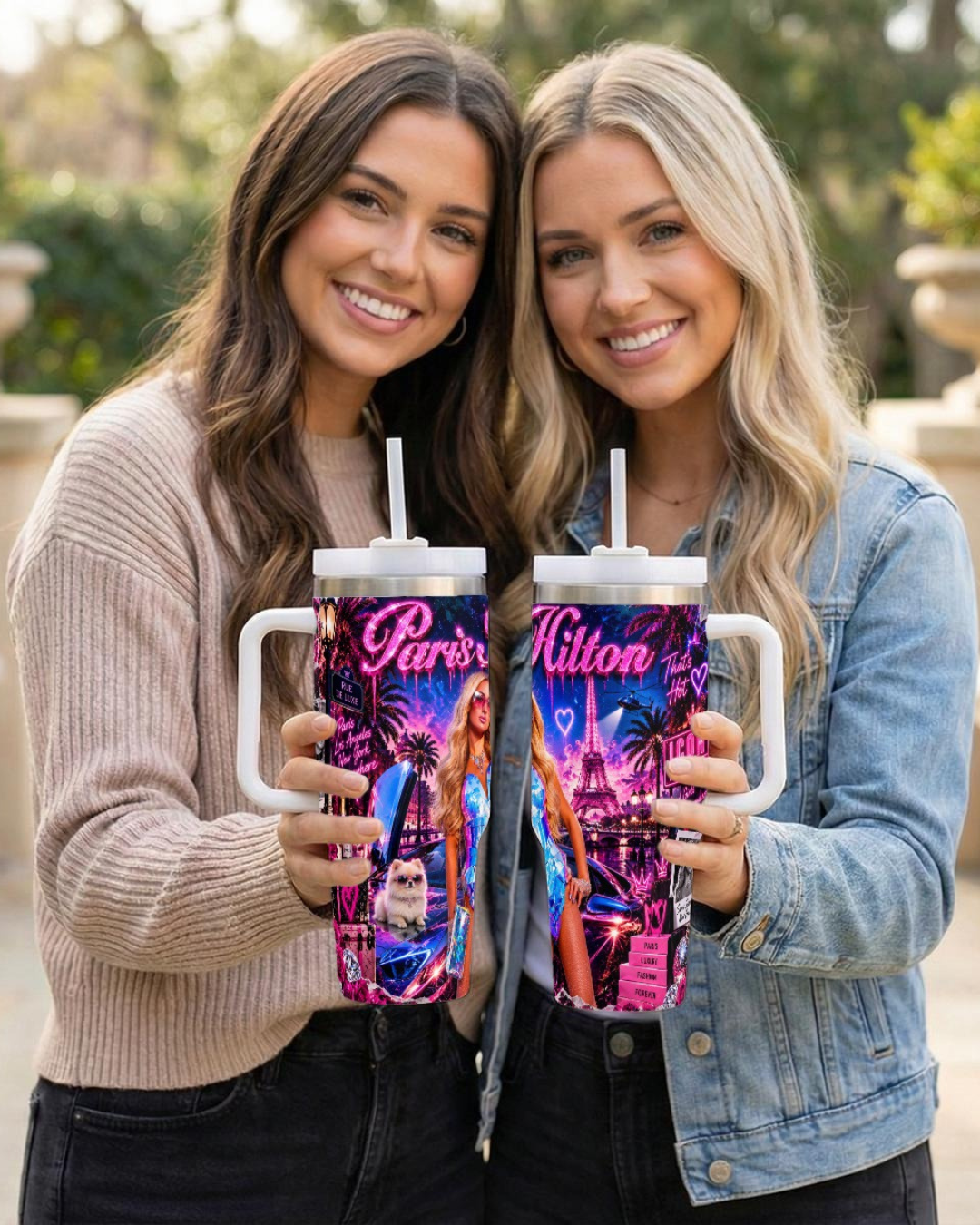 Paris Hilton — That's Hot After Dark | 40oz Tumbler with Handle