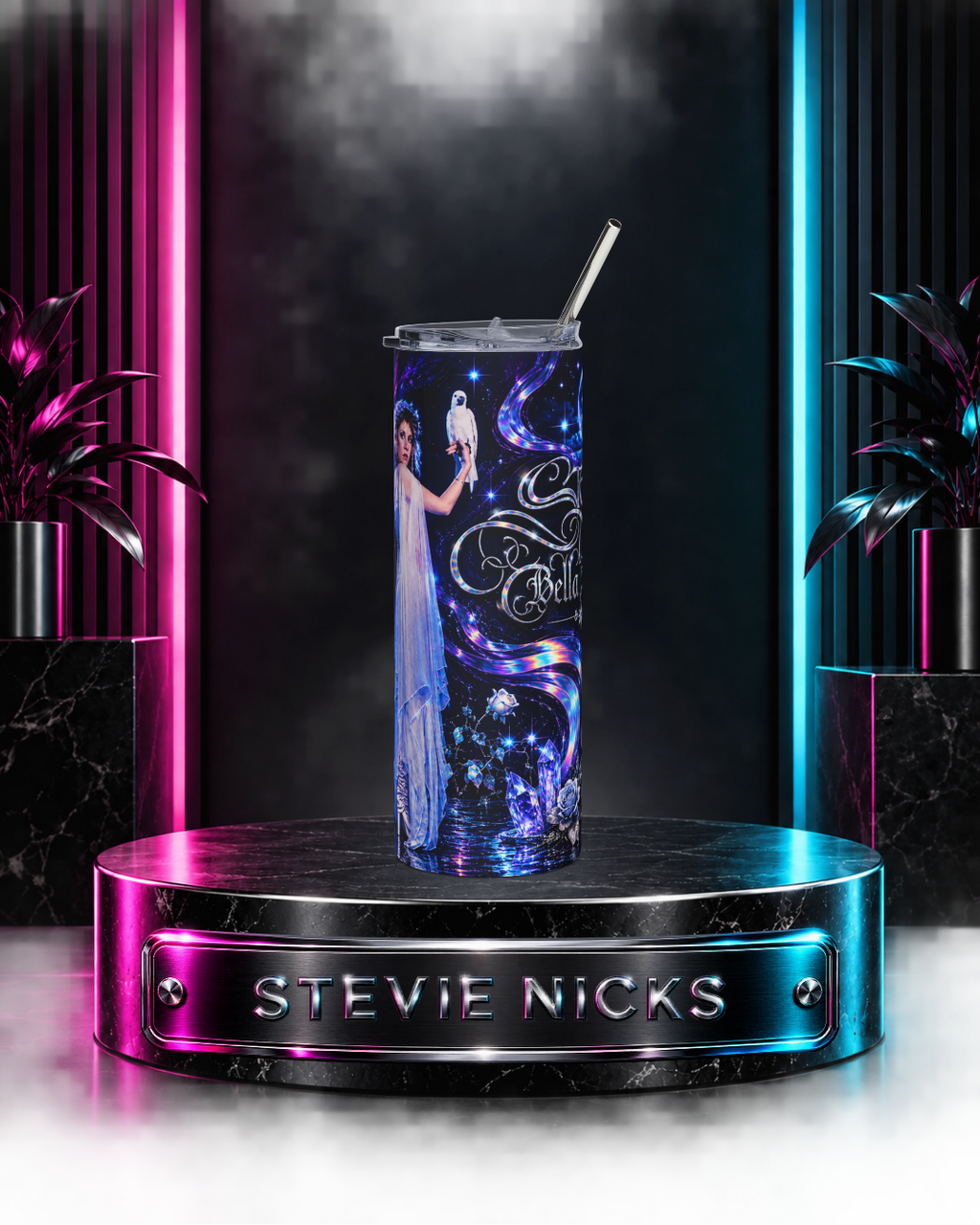 Stevie Nicks — Bella Donna Crystal Tarot | 20oz Tumbler