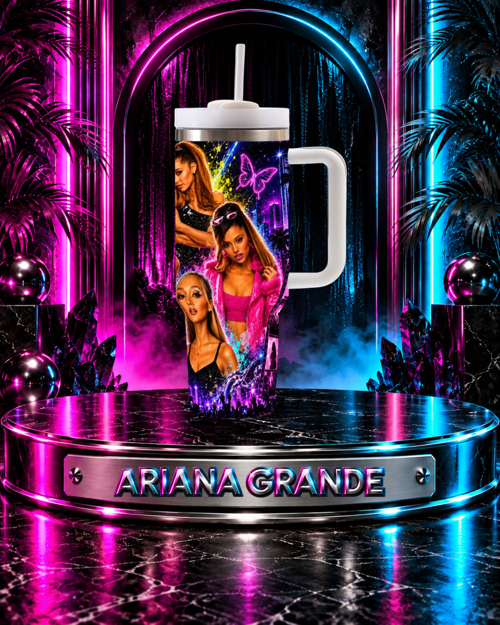 Ariana Grande — The Eras | 40oz Tumbler With Handle