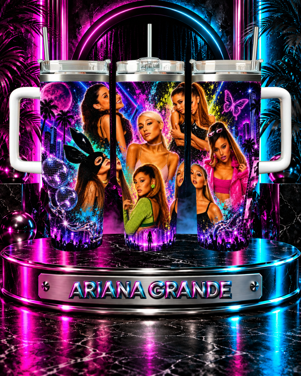 Ariana Grande — The Eras | 40oz Tumbler With Handle