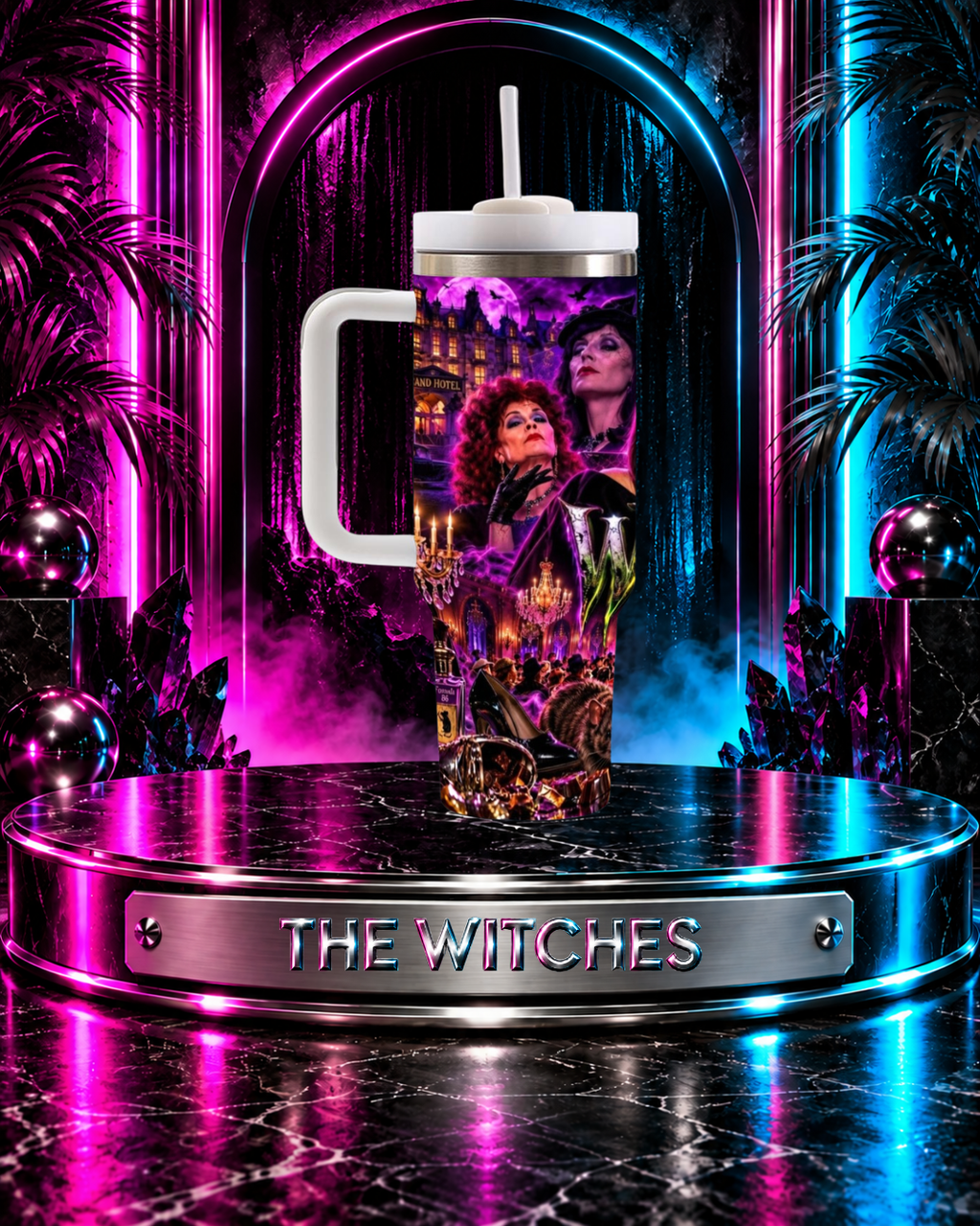 The Witches — Midnight At The Grand Hotel | 40 oz Tumbler With Handle