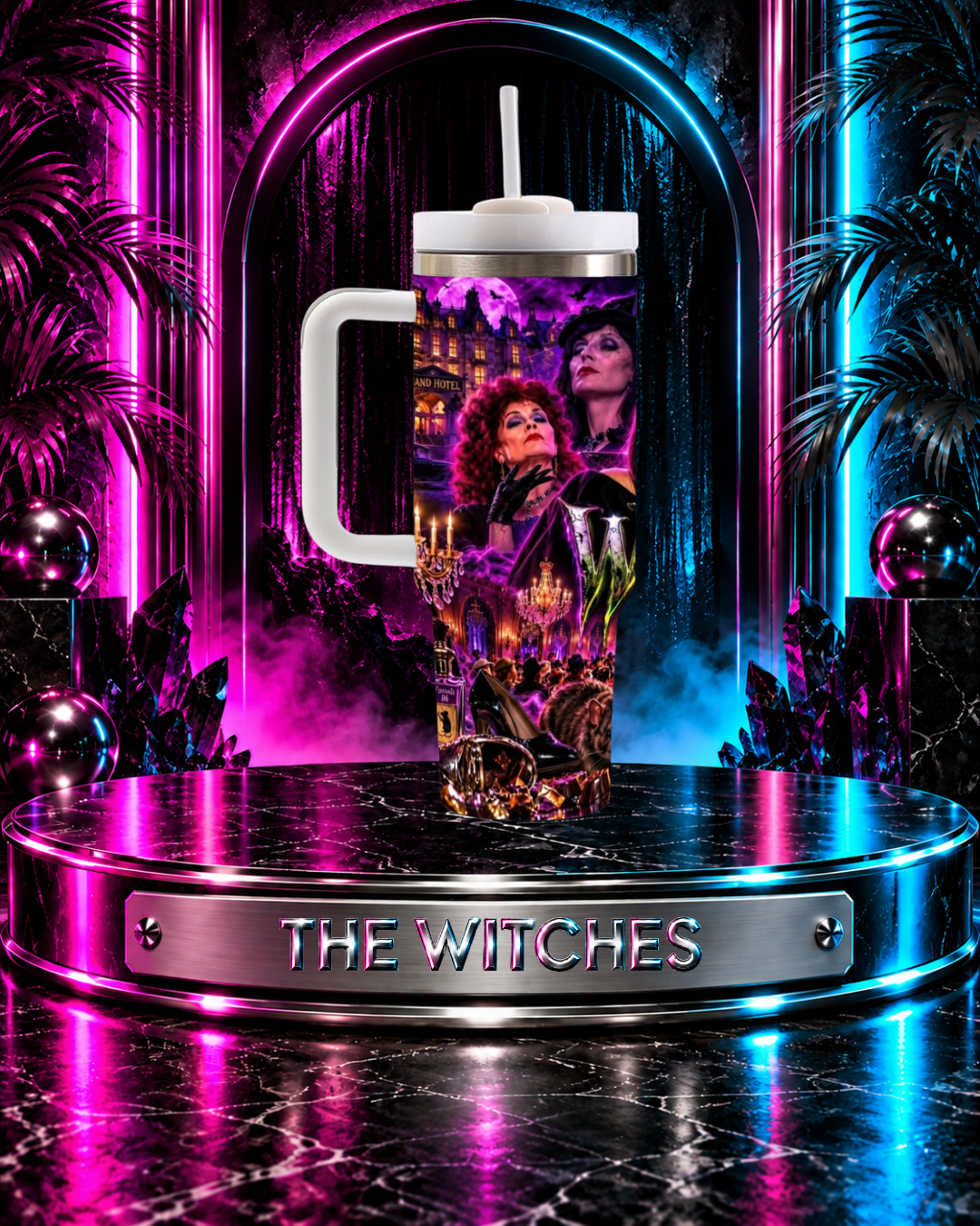 The Witches — Midnight At The Grand Hotel | 40 oz Tumbler With Handle