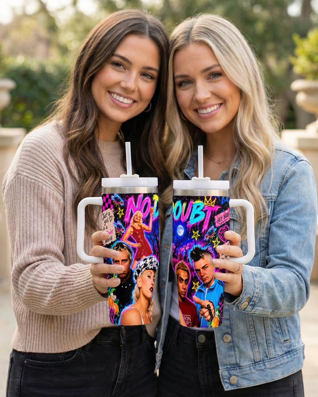 No Doubt — Tragic Neon Kingdom | 40oz Tumbler With Handle