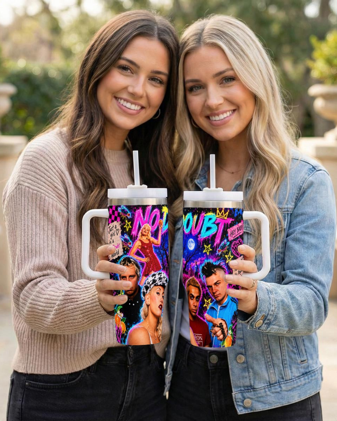 No Doubt — Tragic Neon Kingdom | 40oz Tumbler With Handle