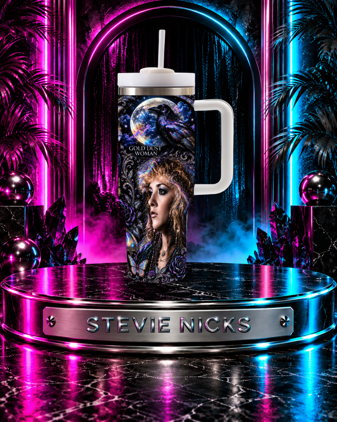 Stevie Nicks — Crystal Enchantment | 40oz Tumbler With Handle