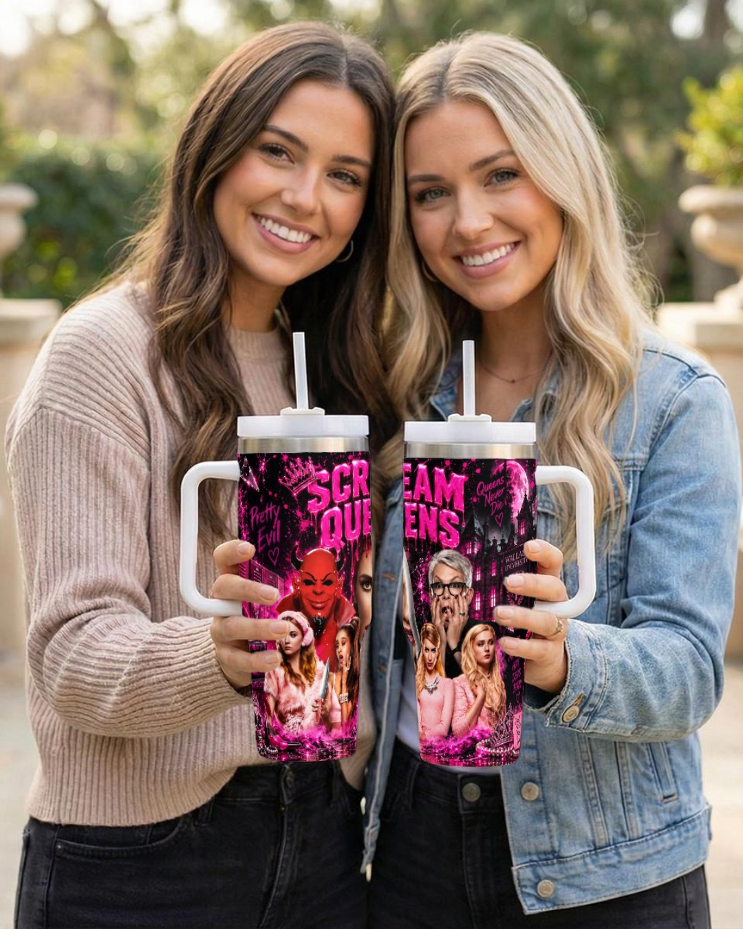 Scream Queens — Red Devile | 40 oz Tumbler With Handle