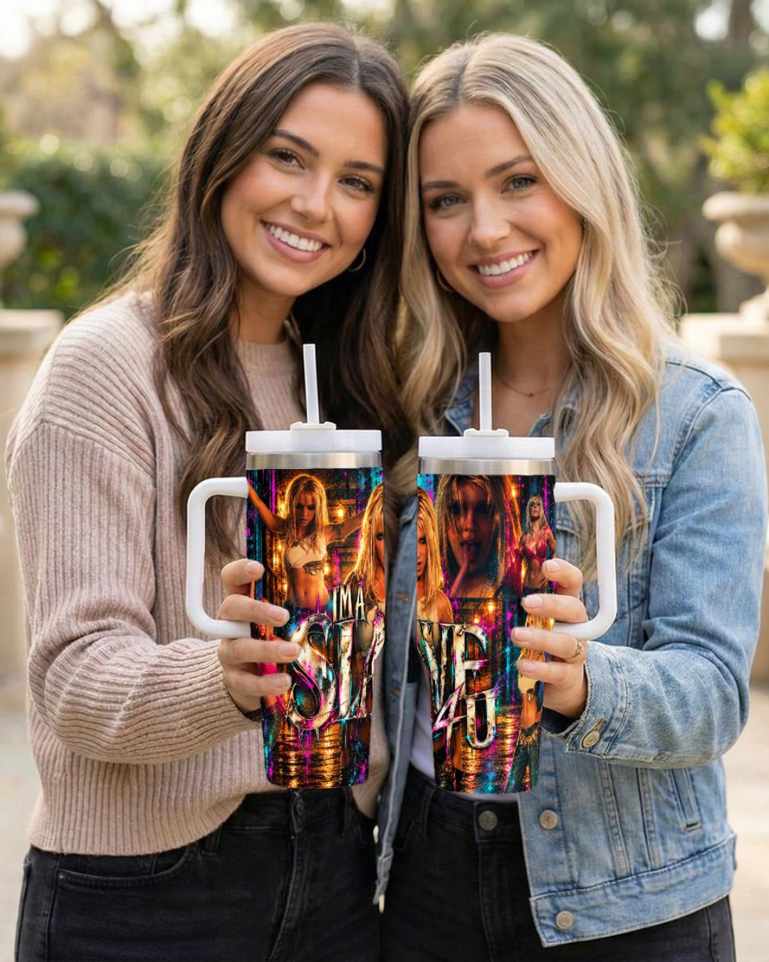 Britney 25th Anniversary – Slave 4 U – 40oz Tumbler