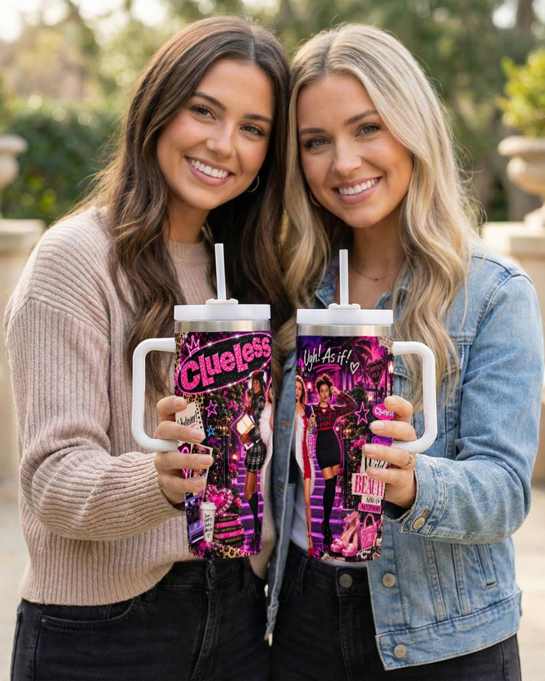 Clueless — Wild Beauty | 40oz Tumbler With Handle