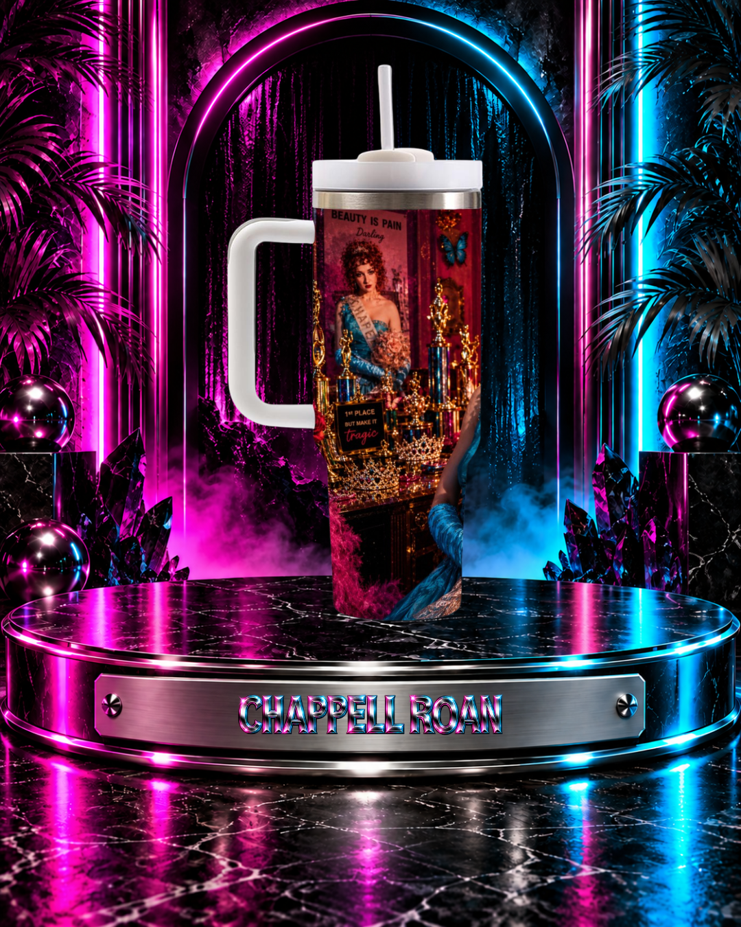Chappell Roan — Midwest Princess | 40oz Tumbler With Handle