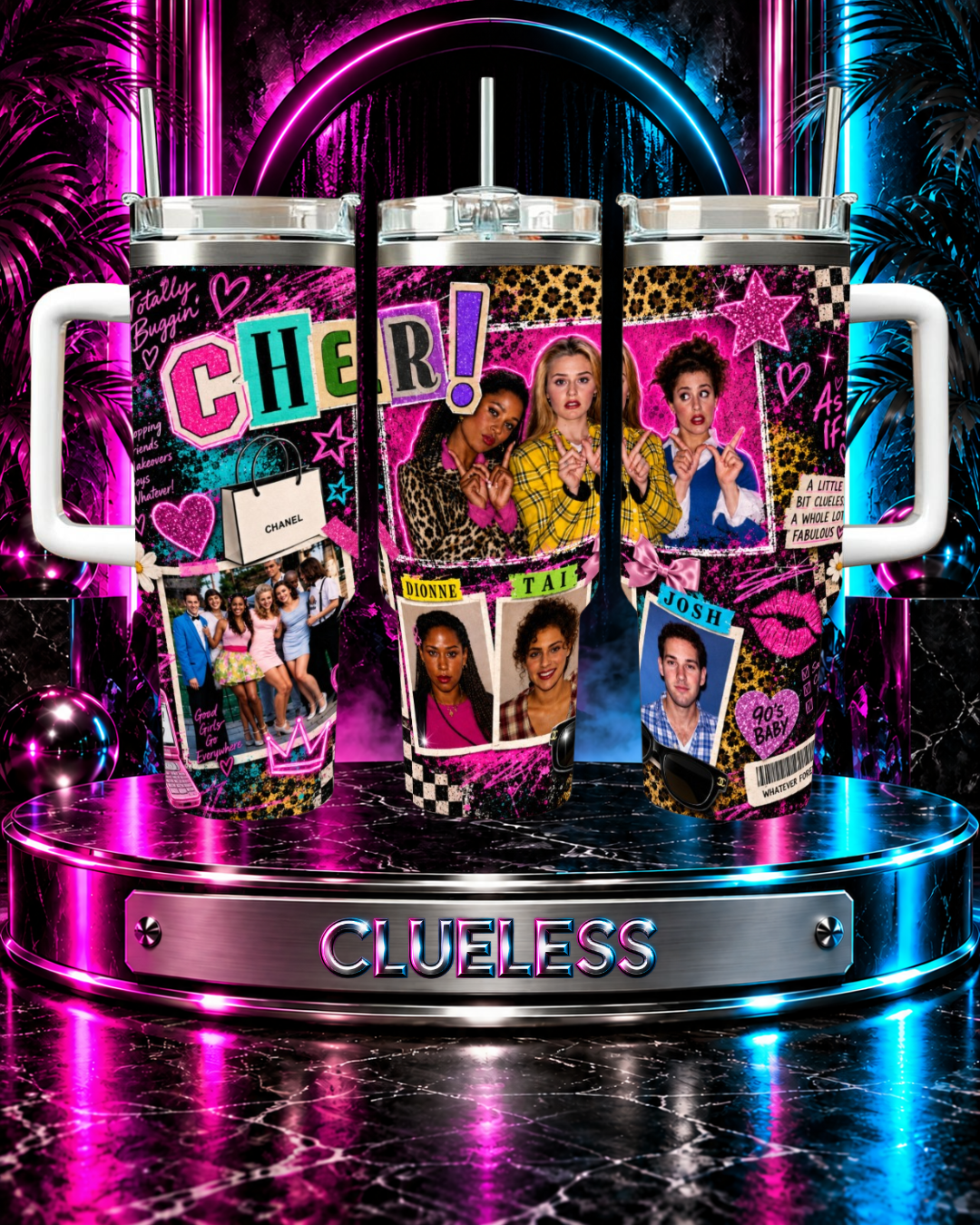 Clueless — School Picture Day | 40oz Tumbler With Handle