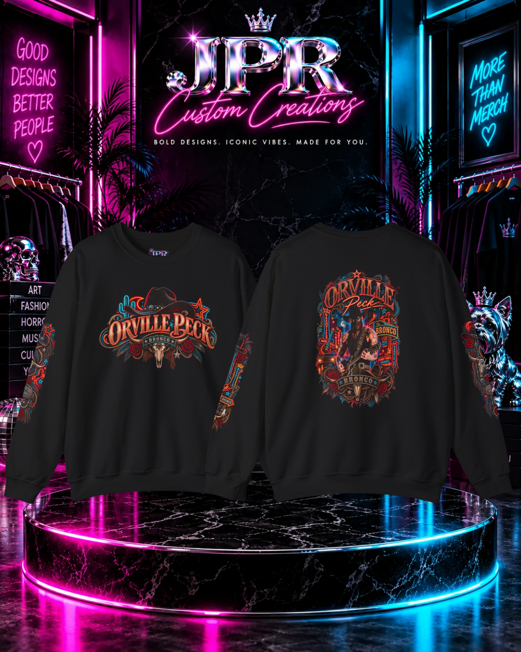 Orville Peck — Neon Bronco Sweatshirt