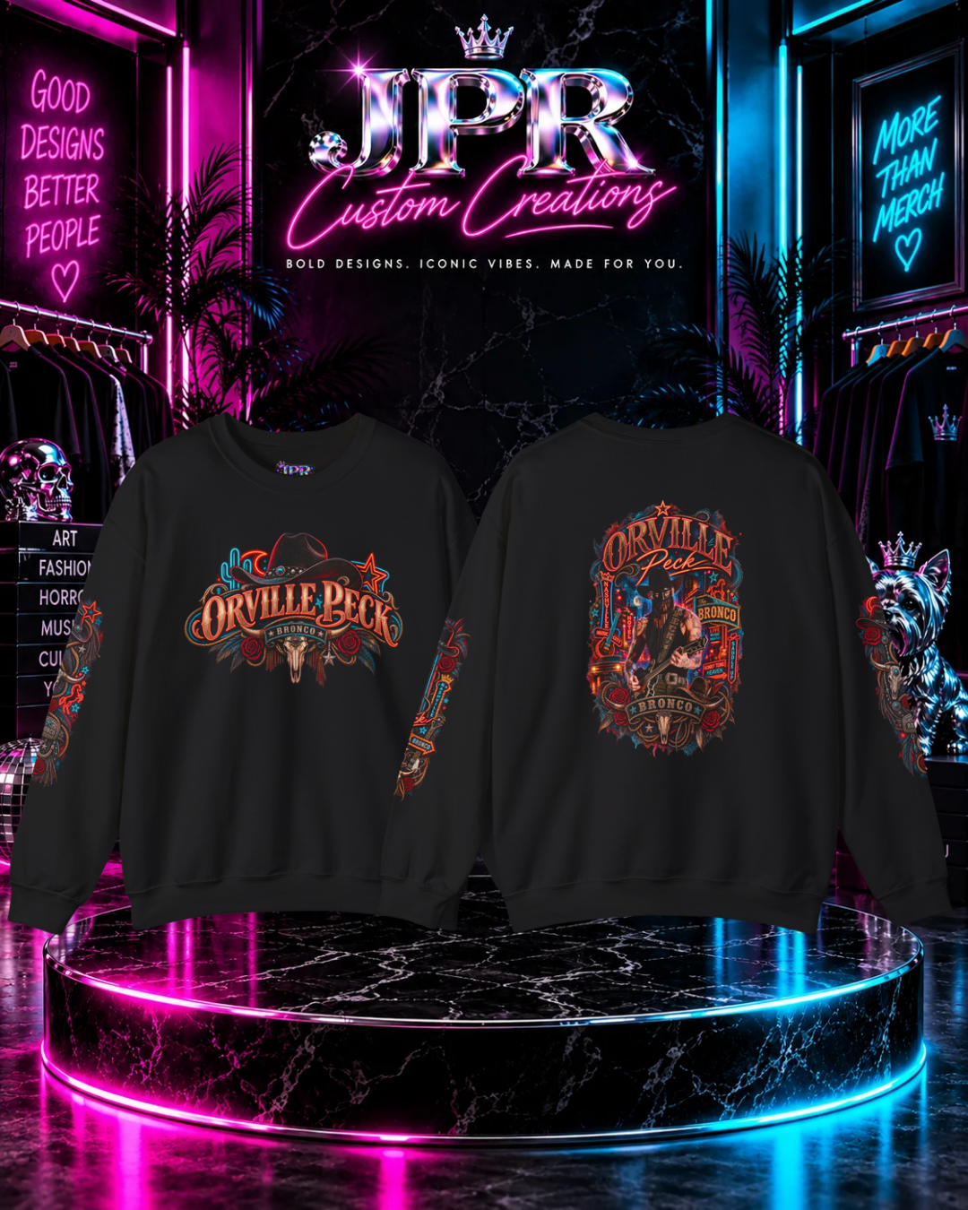 Orville Peck — Neon Bronco Sweatshirt