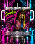 Lana Del Rey — Summertime Sadness Electric Graffiti | 40oz Tumbler With Handle