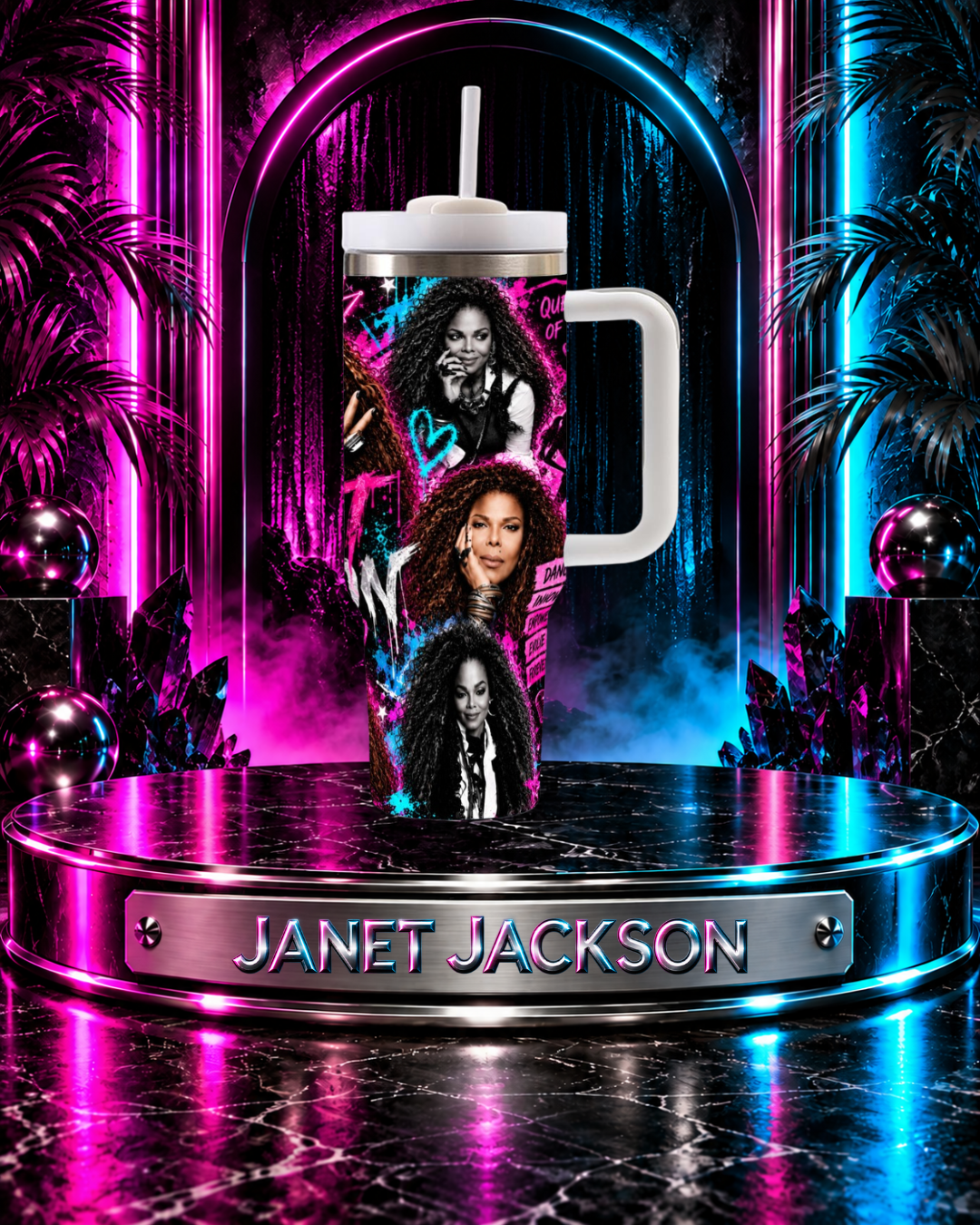 Janet Jackson — Unbreakable | 40oz Tumbler With Handle