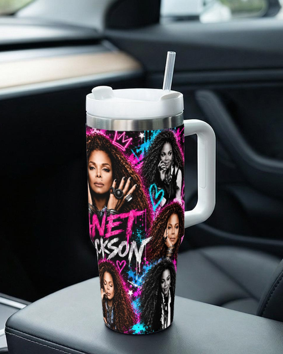 Janet Jackson — Unbreakable | 40oz Tumbler With Handle