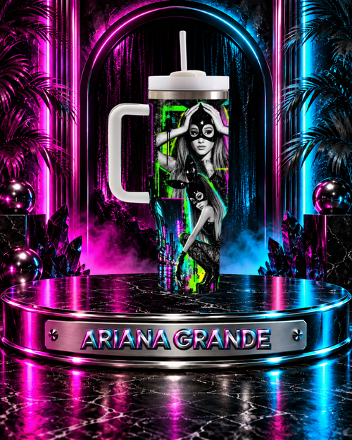 Ariana Grande — Moonlight Rebel | 40oz Tumbler With Handle