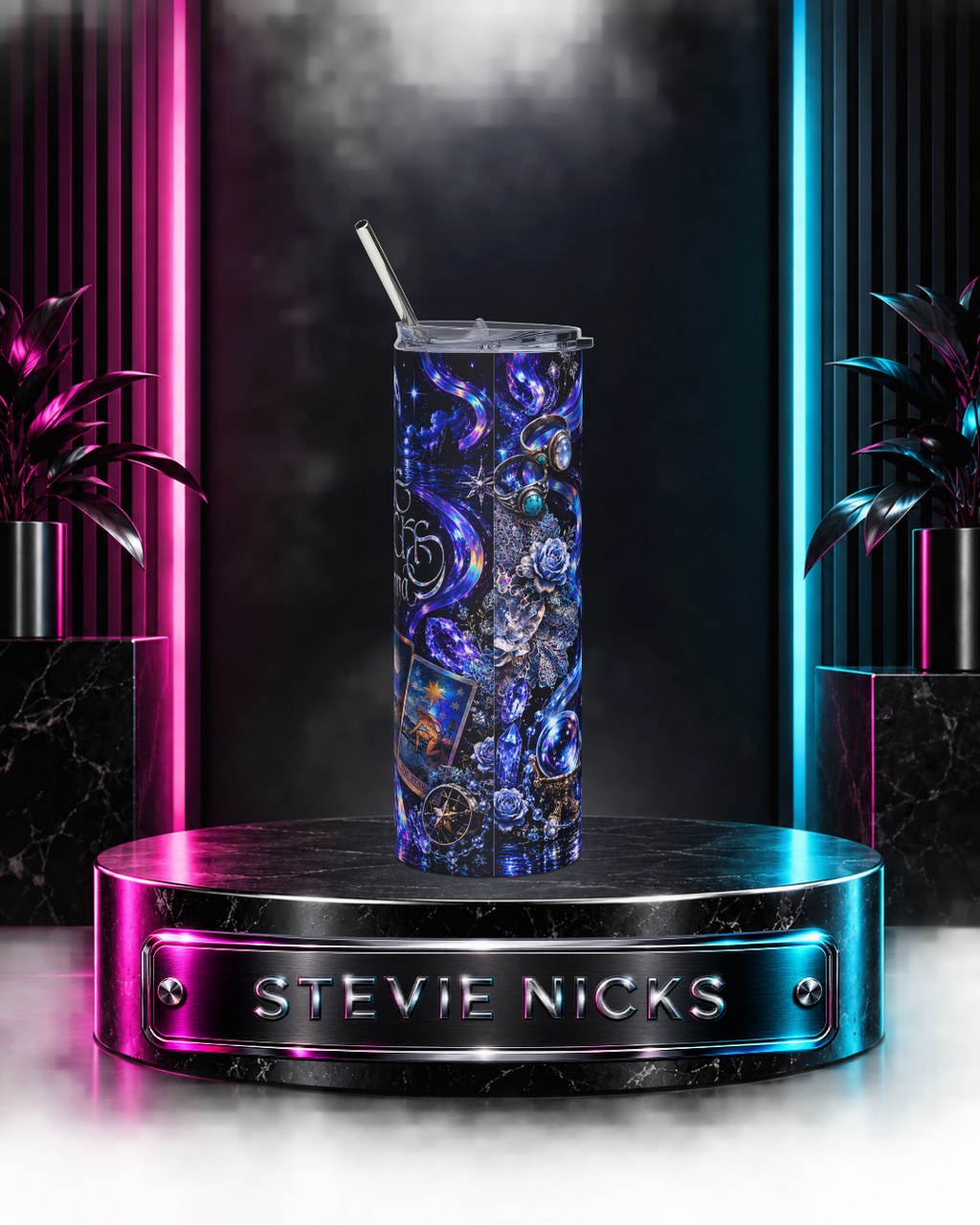 Stevie Nicks — Bella Donna Crystal Tarot | 20oz Tumbler