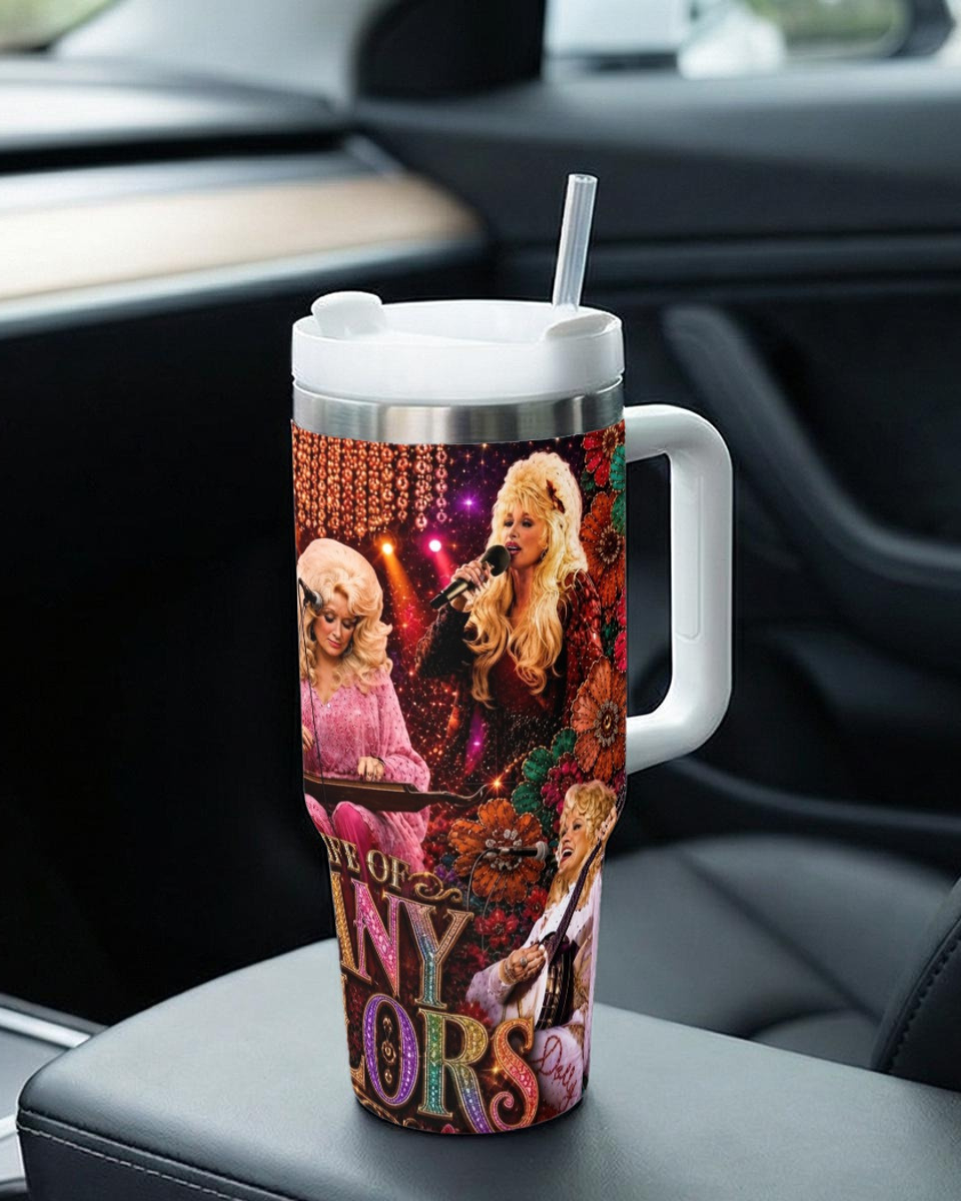 Dolly Parton — A Life Of Many Colors | 40oz Tumbler With Handle