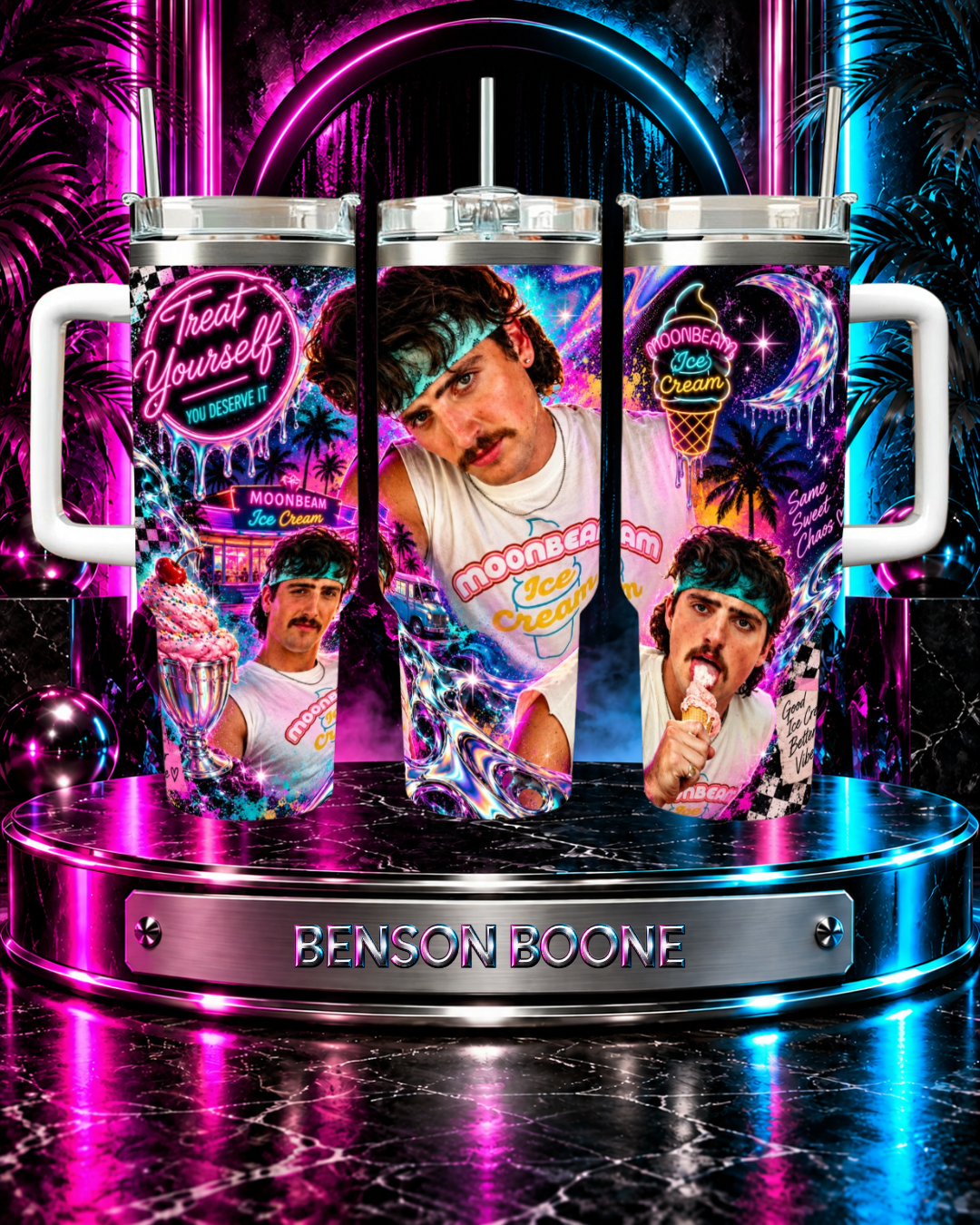 Benson Boone — Ice Cream Daze | 40oz Tumbler With Handle