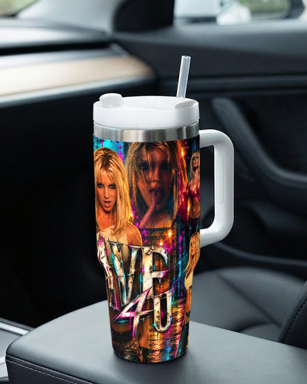 Britney 25th Anniversary – Slave 4 U – 40oz Tumbler