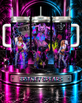 Britney Spears — Neon Rebellion | 40oz Tumbler with Handle