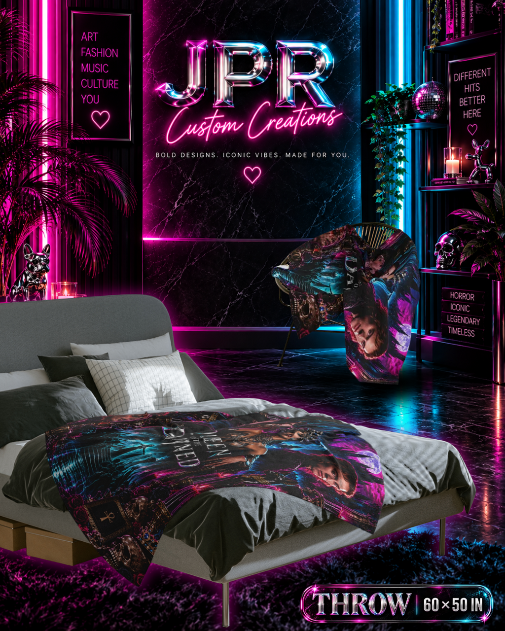 Queen of the Damned —  Akasha’s Reign | Velveteen Blanket