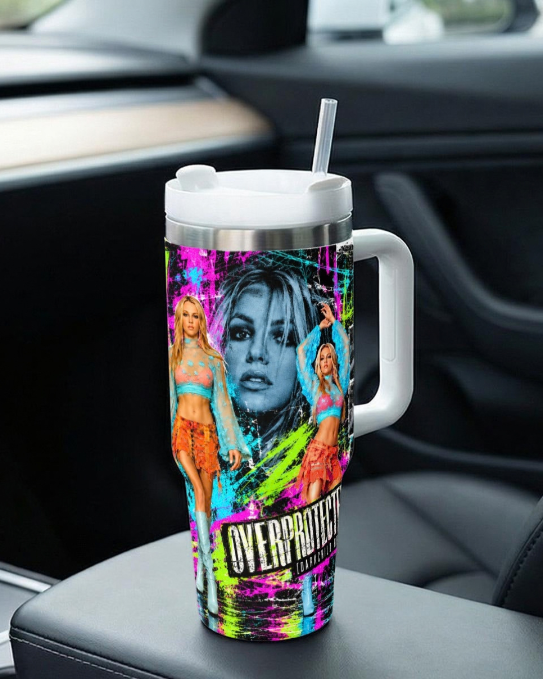 Britney 25th Anniversary – Overprotected – 40oz Tumbler