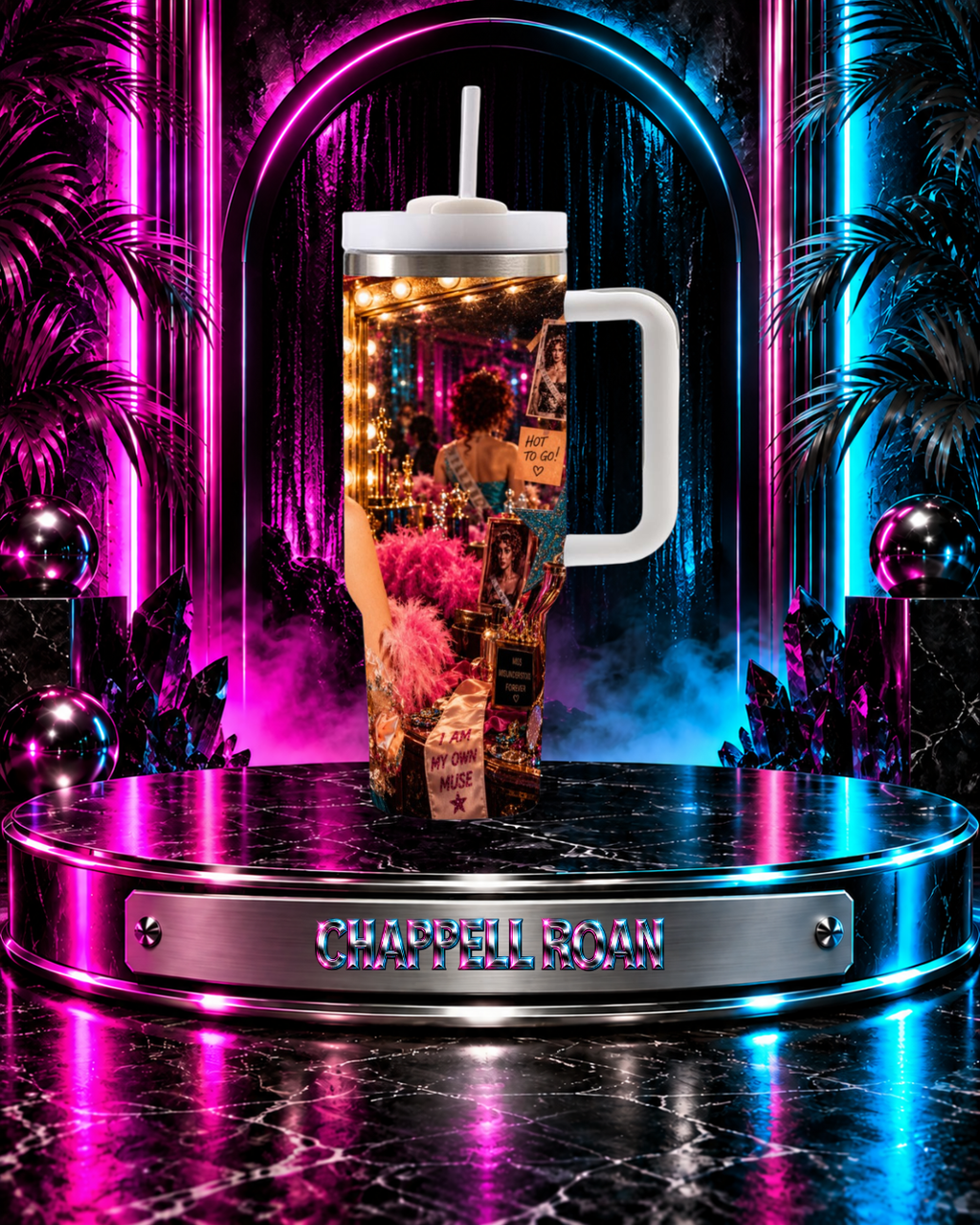 Chappell Roan — Midwest Princess | 40oz Tumbler With Handle