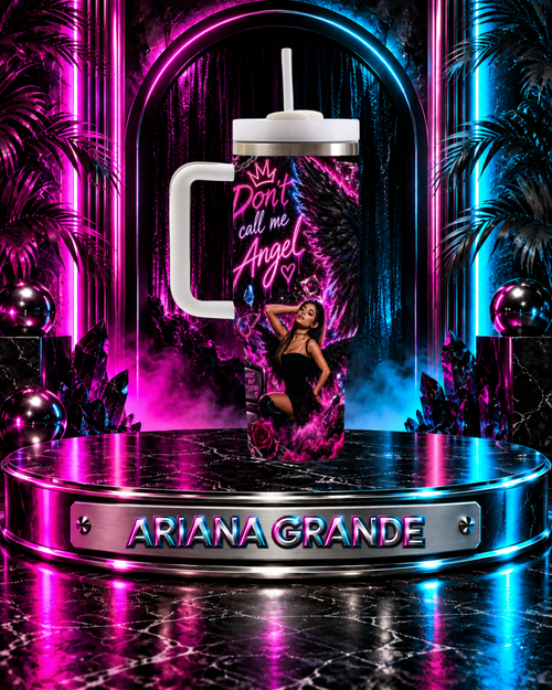 Ariana Grande — Dark Angel | 40oz Tumbler With Handle