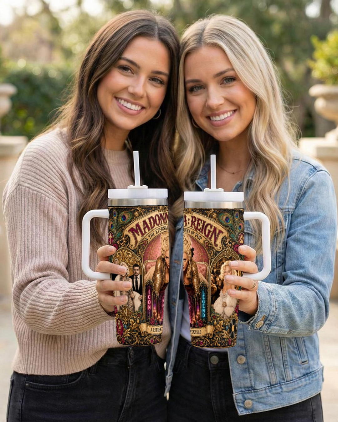 Madonna — Reign | 40 oz Tumbler With Handle
