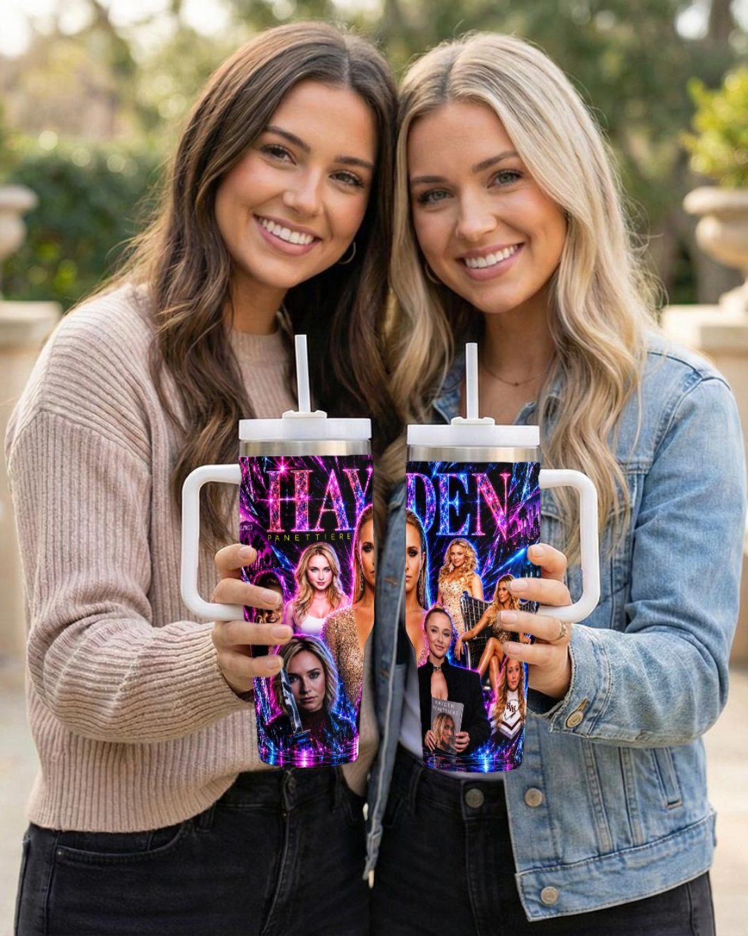 Hayden Panettiere — An Unforgettable Journey | 40 oz Tumbler With Handle