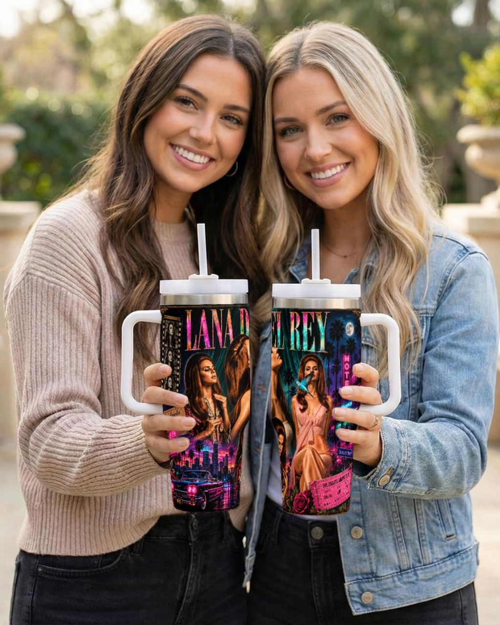 Lana Del Rey — Endless Summer Nights | 40oz Tumbler With Handle