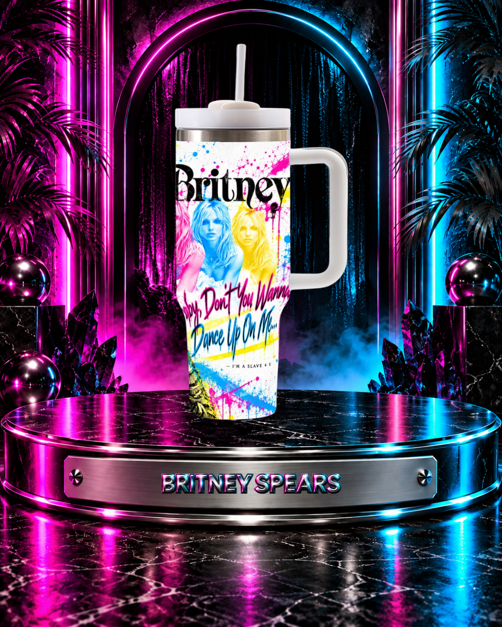 Britney 25th Anniversary – Dance Up On Me – 40oz Tumbler
