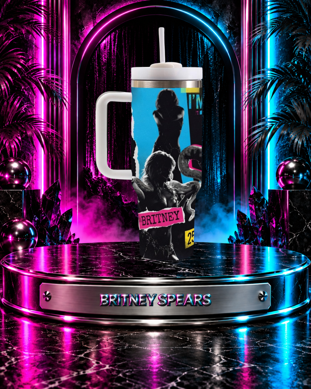 Britney 25th Anniversary – I’m a Slave 4 U VMA – 40oz Tumbler