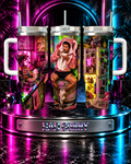 Bad Bunny — Neon Breakfast Haze | 40oz Tumbler With Handle
