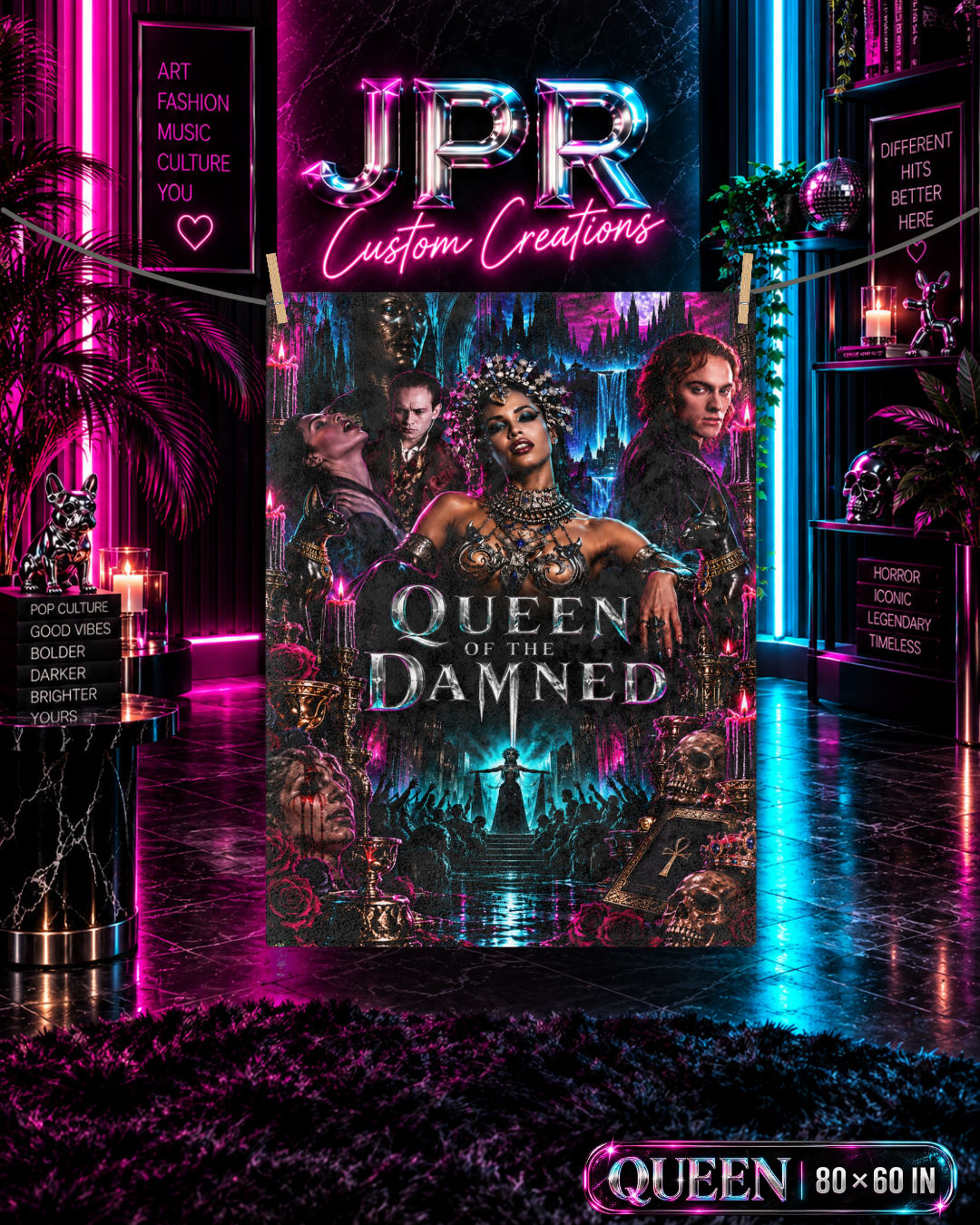 Queen of the Damned —  Akasha’s Reign | Velveteen Blanket