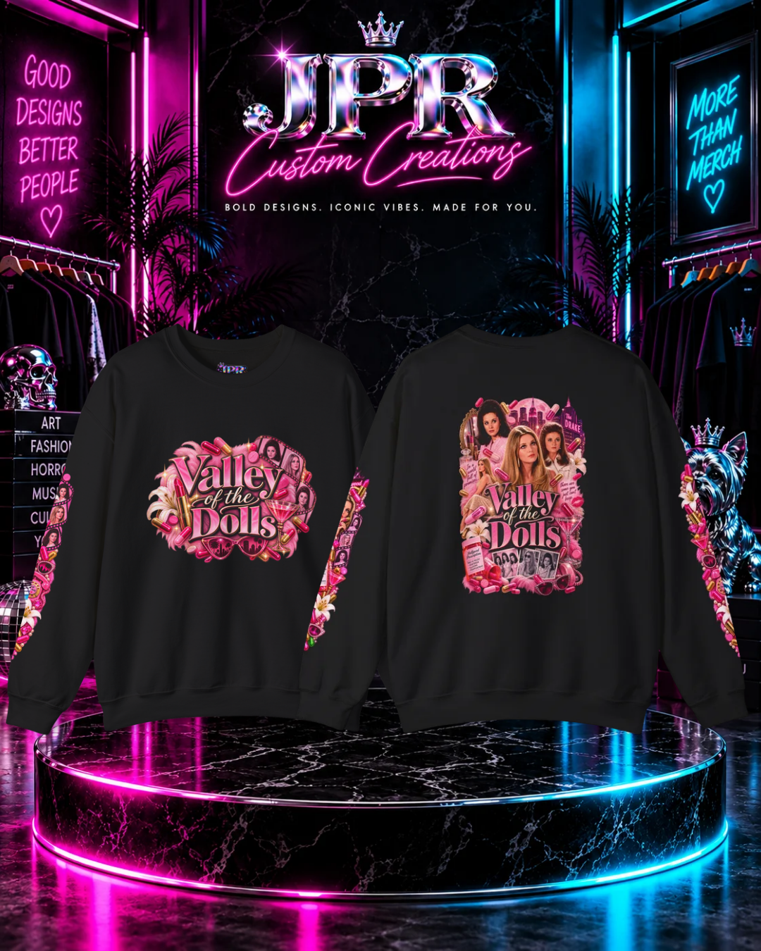 Valley Of The Dolls — Hollywood Glam Sweatshirt