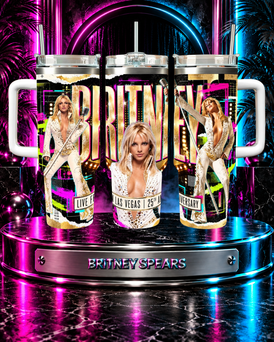 Britney 25th Anniversary – Live From Las Vegas – 40oz Tumbler